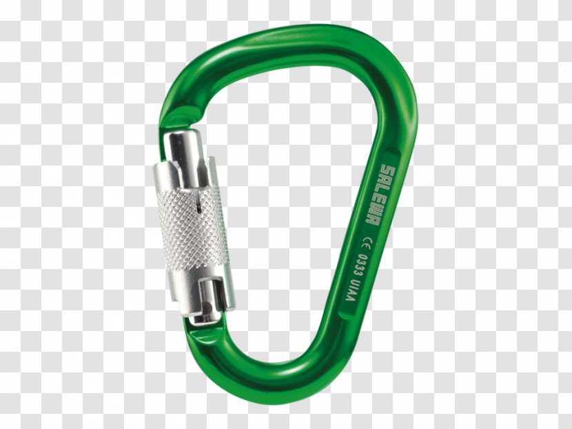 Carabiner Maillon Rock-climbing Equipment Belaying - Twistlock Transparent PNG