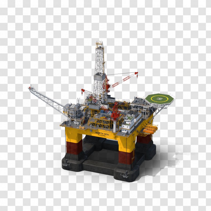 Oil Platform Drilling Rig Petroleum Derrick - Natural Gas Transparent PNG