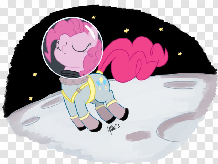 Pinkie Pie My Little Pony Astronaut Space Suit - Silhouette Transparent PNG
