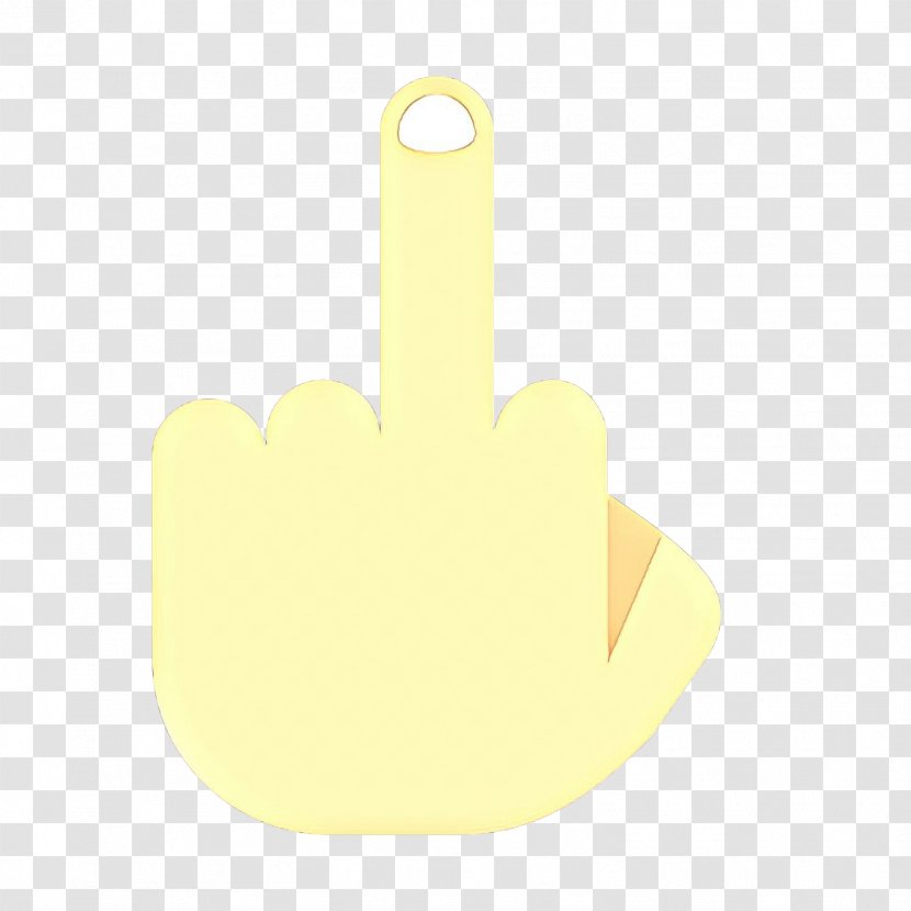 Finger Yellow - Gesture Hand Transparent PNG