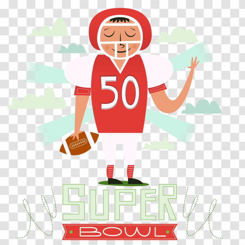 American Football Athlete Rugby Sport Hypertrophic Cardiomyopathy - Silhouette - Vector Material Cartoon Hand Transparent PNG
