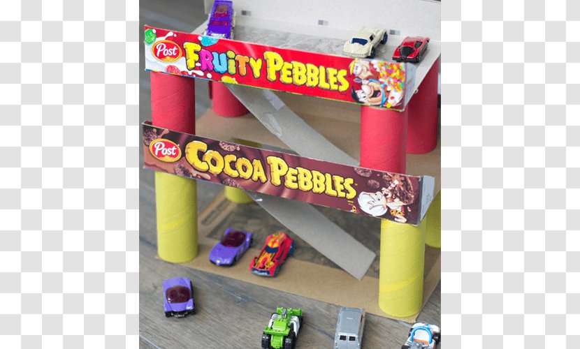 Car Post Fruity Pebbles Cereals Toy Breakfast Cereal - Play Transparent PNG