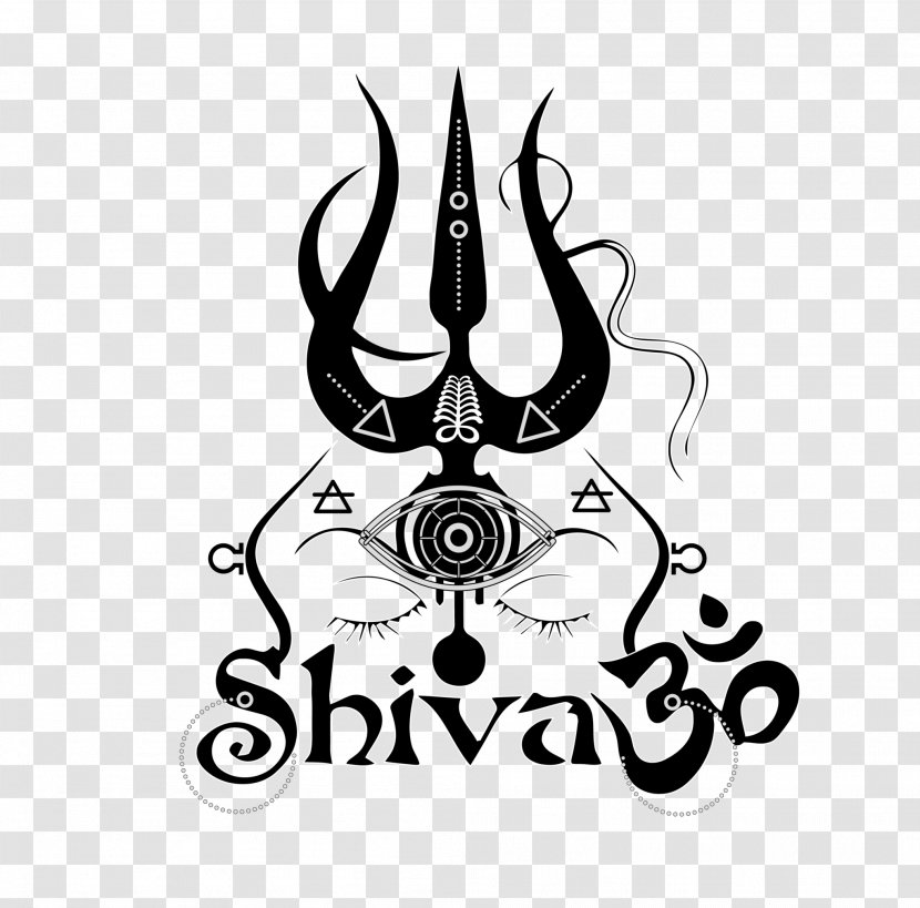 Shiva Graphic Design Line Art - Monochrome Photography - SHIVA Transparent PNG