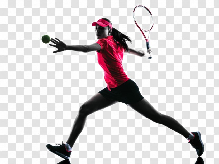 Tennis Stock Photography Silhouette Royalty-free - Player Backlit Photo Transparent PNG