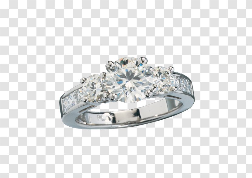 Silver Wedding Ring Bling-bling Platinum - Bling Transparent PNG