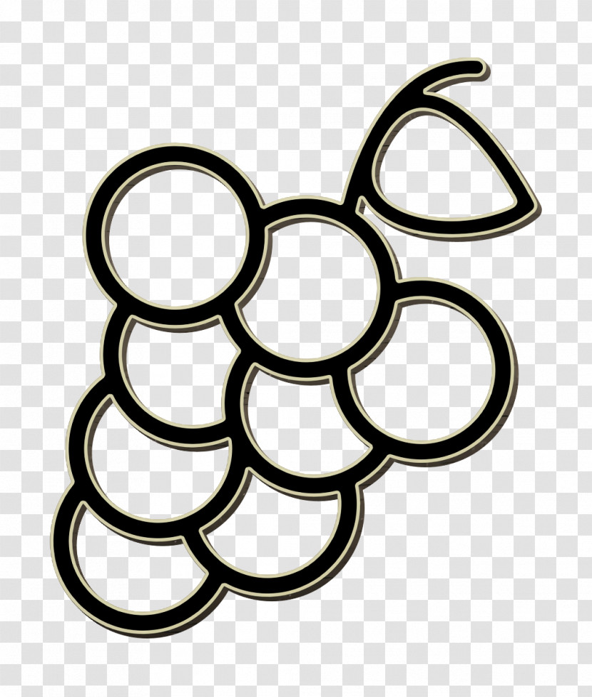 Grape Icon Eating Icon Bunch Of Grapes Icon Transparent PNG