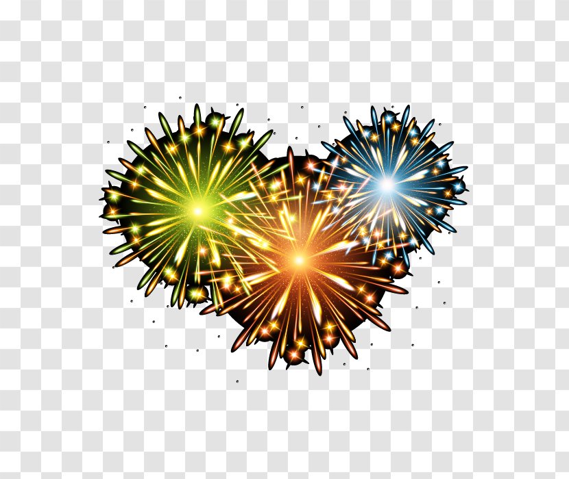 Vector Love Fireworks - Explosion Transparent PNG