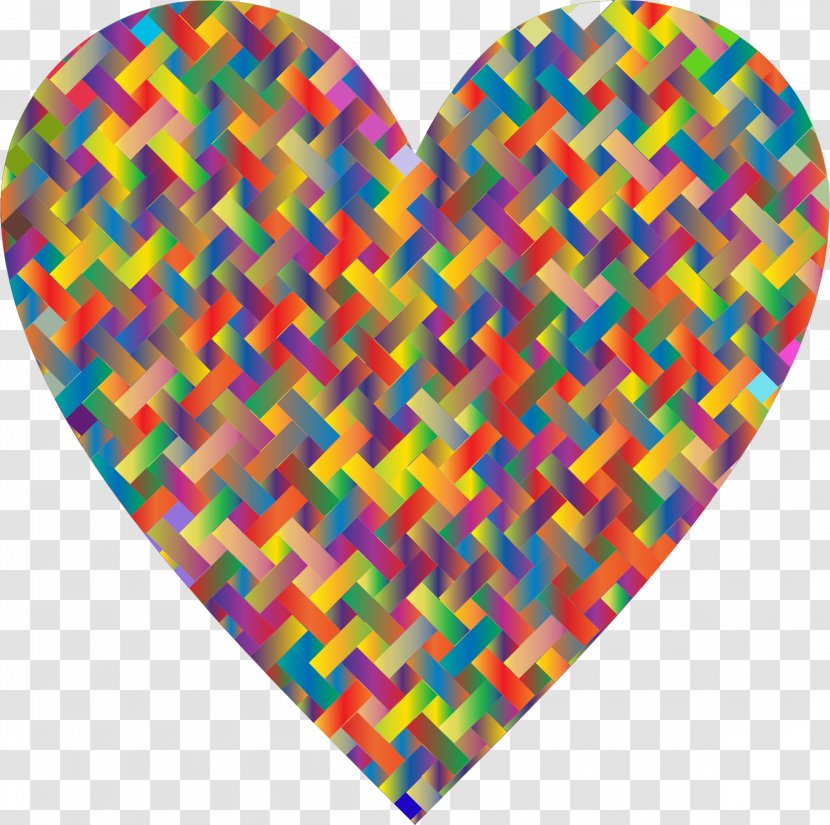 Heart Lattice Color Geometry Clip Art Transparent PNG