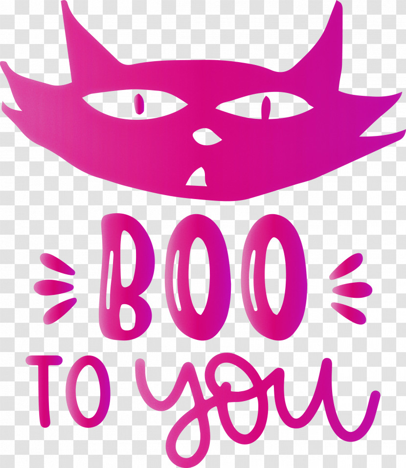 Boo Happy Halloween Transparent PNG