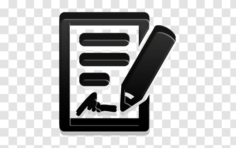 Document Icon Business Signing The Contract - Logo - Technology Transparent PNG