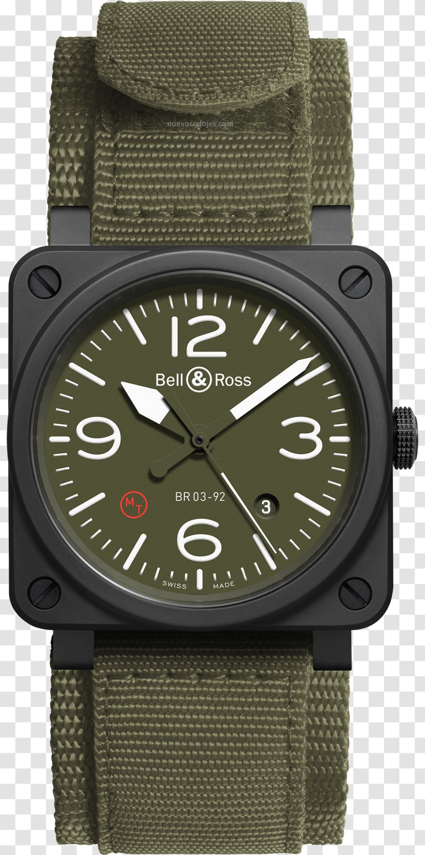 Bell & Ross, Inc. Automatic Watch Swiss Made - Amazoncom Transparent PNG