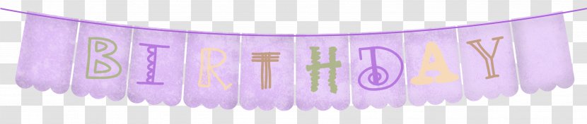 Purple Font - Lilac - Small Flag Banners Transparent PNG