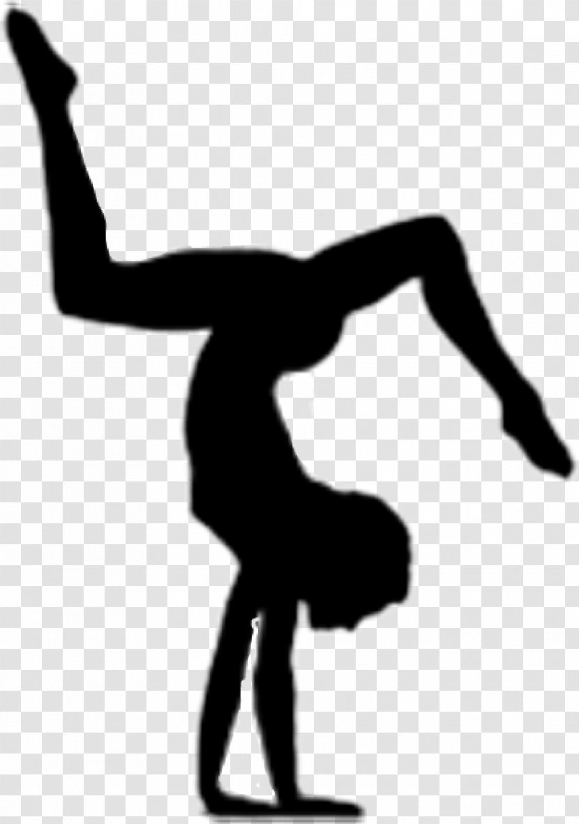 Artistic Gymnastics Clip Art Handstand Silhouette Transparent PNG