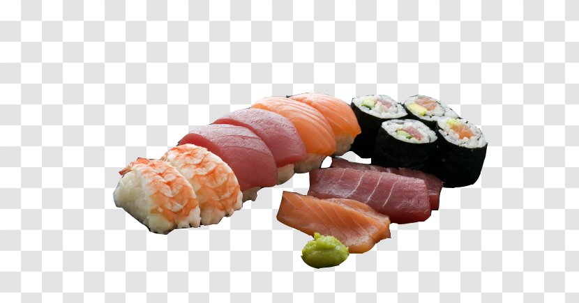 Sushi Japanese Cuisine Sashimi Rodxedzio Makizushi - Eating - Shrimp And Fish Transparent PNG