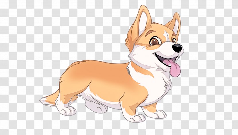 Dog Welsh Corgi Pembroke Breed Cartoon - Cardigan Transparent PNG