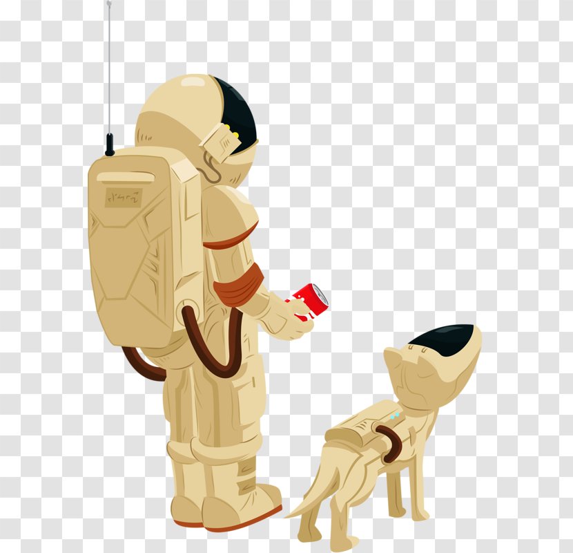 Astronaut Outer Space Universe Spacecraft - Astronauts And Pet Dog Transparent PNG
