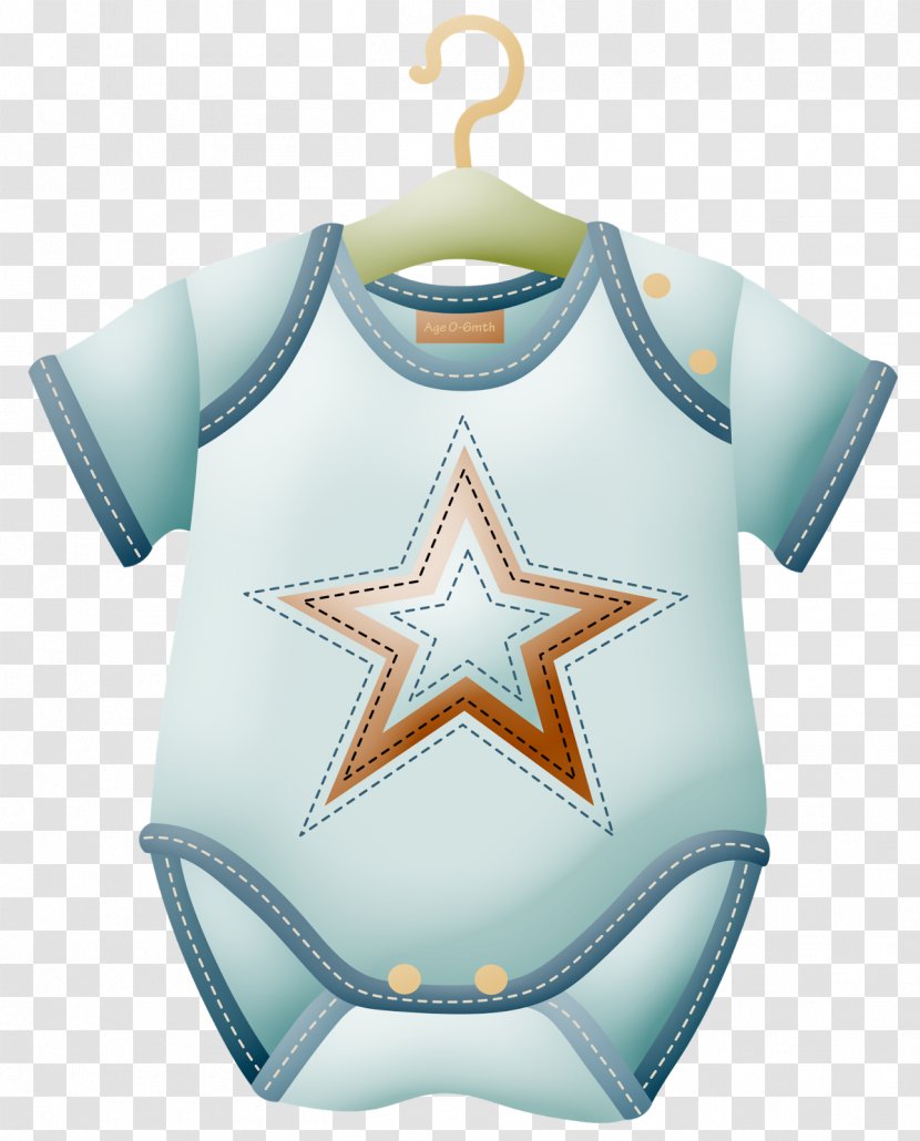 T-shirt Infant Baby Shower Clip Art - Blue - Measure Transparent PNG