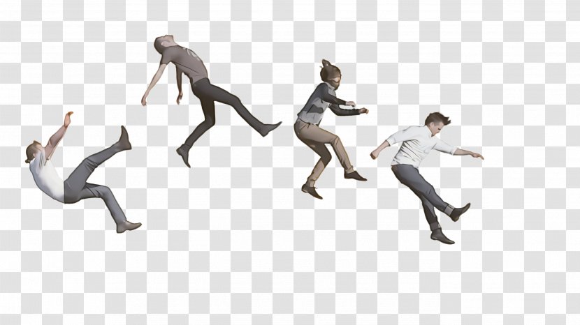 Jumping Human Animation Dancer Running - Choreography - Figurine Transparent PNG