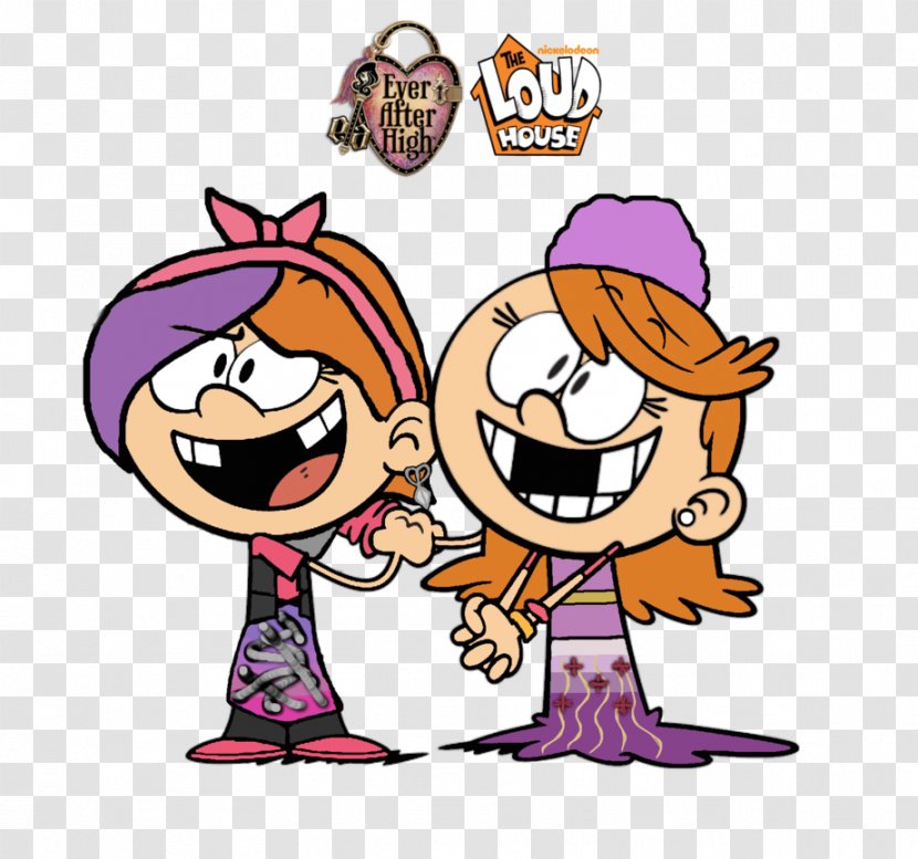 Lola Loud Luan Luna Drawing DeviantArt - Watercolor - Louds Transparent PNG