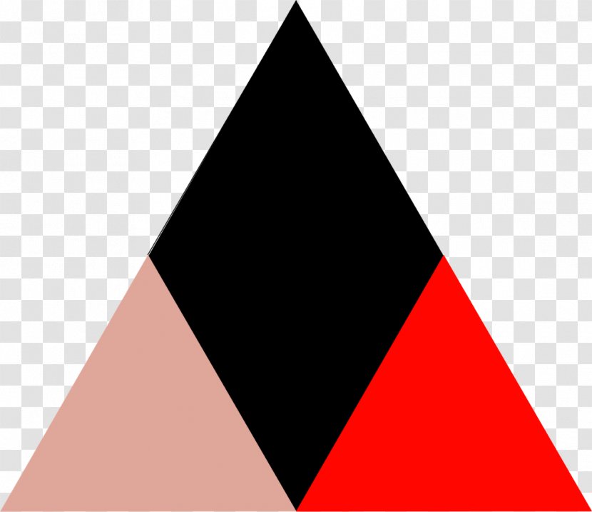 Triangle Font Pattern RED.M - Cone - Tg Cropped Transparent PNG