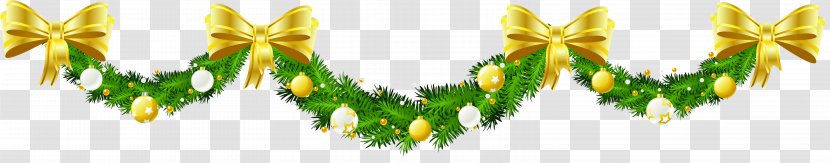 Garland Christmas Decoration Ornament Clip Art - Holiday Design Transparent PNG