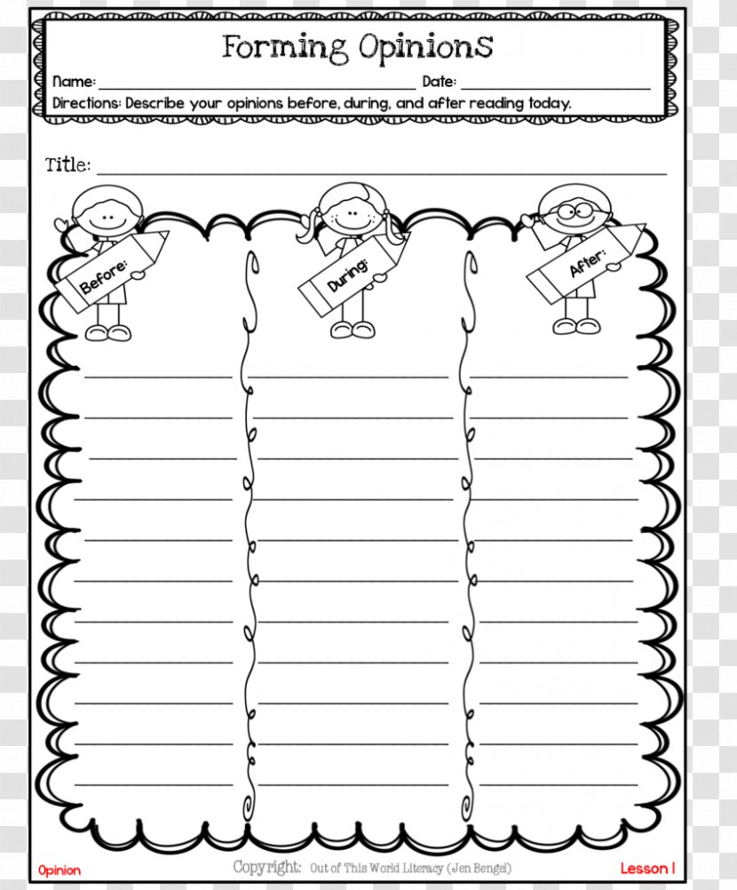 Writing Reading Comprehension Teacher Lesson - Paper Product Transparent PNG