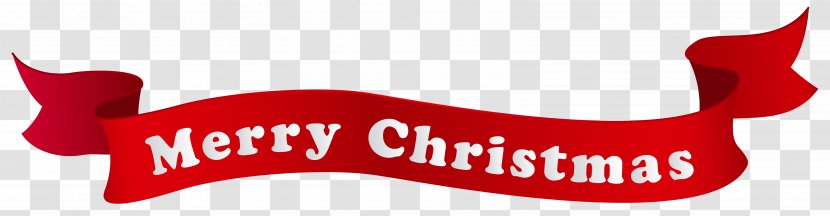 Christmas Banner Holiday Clip Art - Label - Merry Clipart Image Transparent PNG