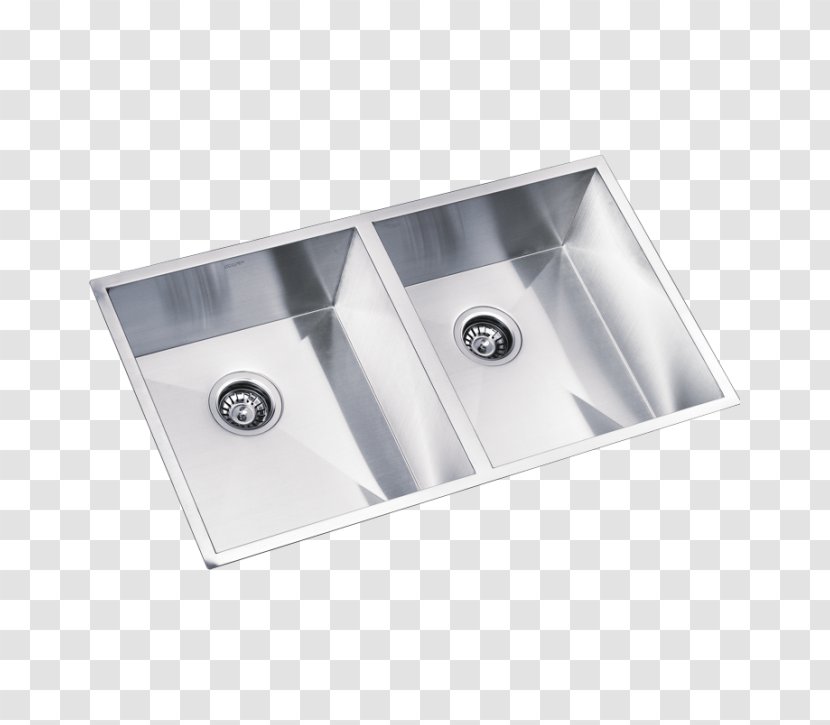 Bowl Sink Kitchen Tap Drain - Stainless Steel Kitchenware Transparent PNG