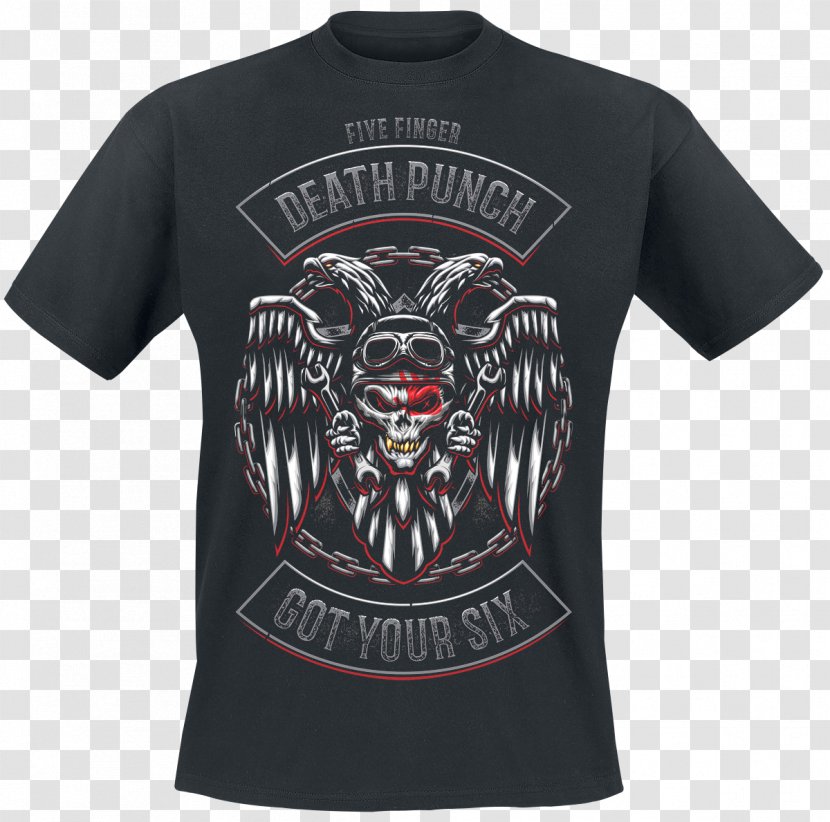 T-shirt Five Finger Death Punch Rock Top - Slash Transparent PNG