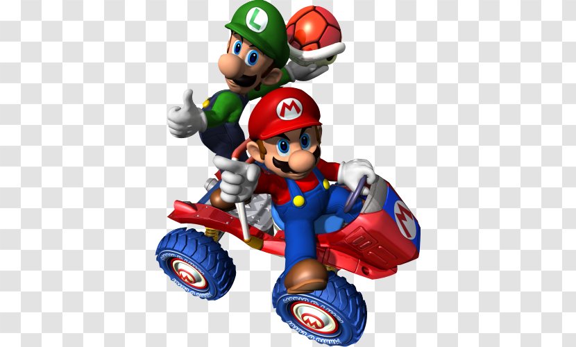 Mario Kart: Double Dash Super Kart & Luigi: Partners In Time Bros. - Action Figure - Luigi Transparent PNG