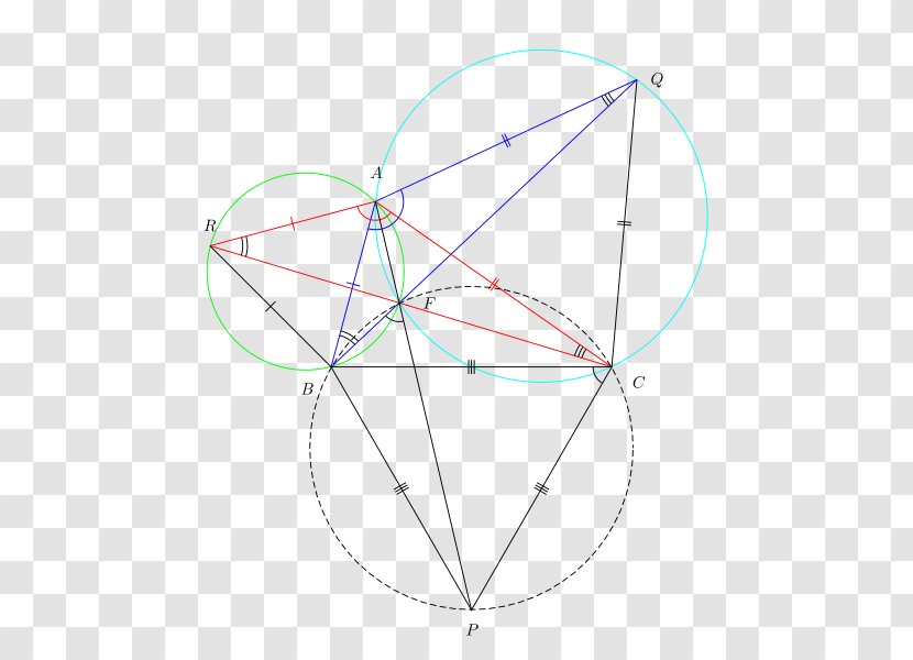 Fermat Point Line Triangle Center - Cubic Plane Curve Transparent PNG