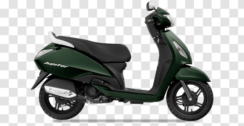 Scooter TVS Motor Company Jupiter Vijayawada Motorcycle - Motorized - Green Classic Car Transparent PNG