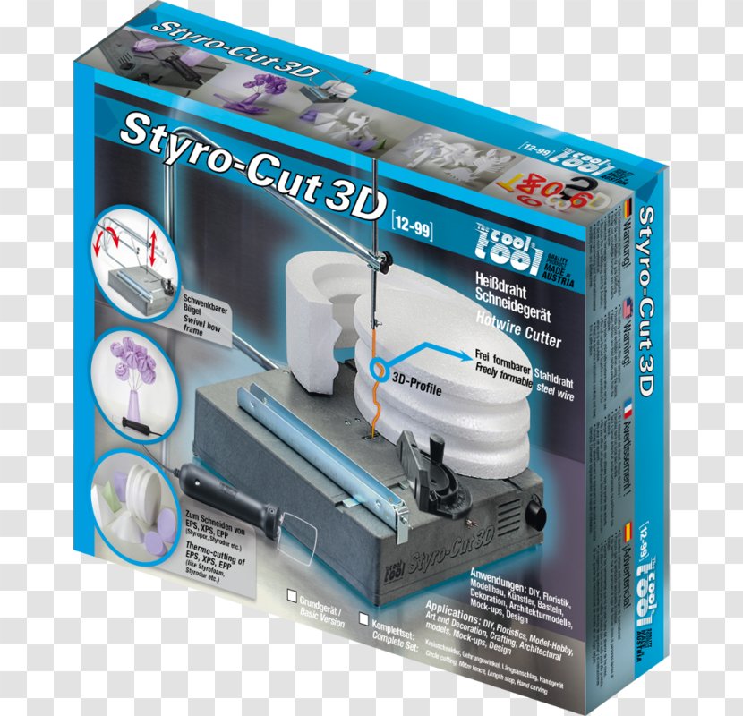STYROCUT The Cool Tool GmbH Three-dimensional Space Wire Cutting - Machine Transparent PNG