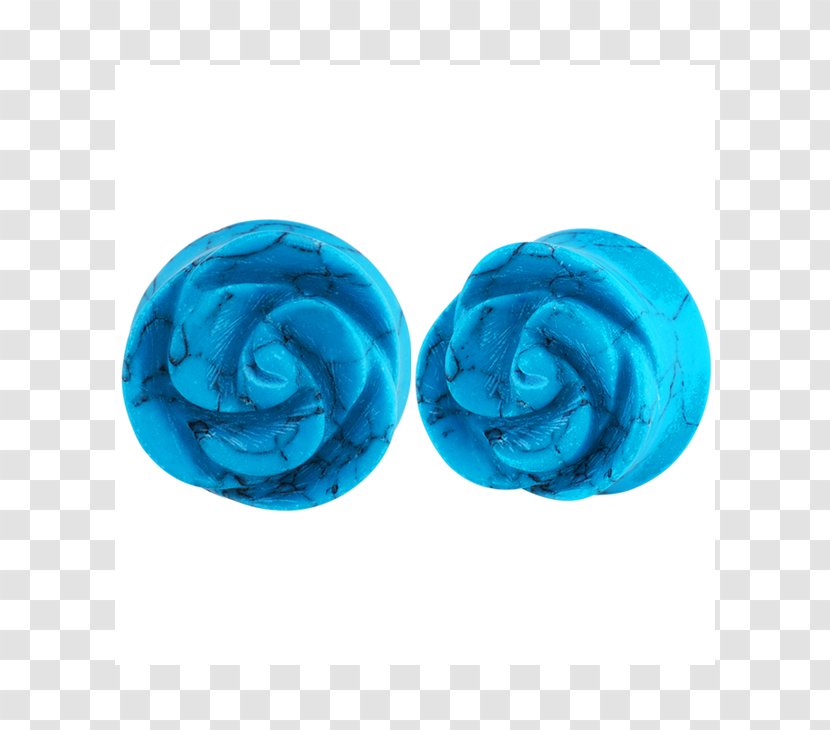 Turquoise Earring Rosaceae Body Jewellery - Jewelry Making Transparent PNG