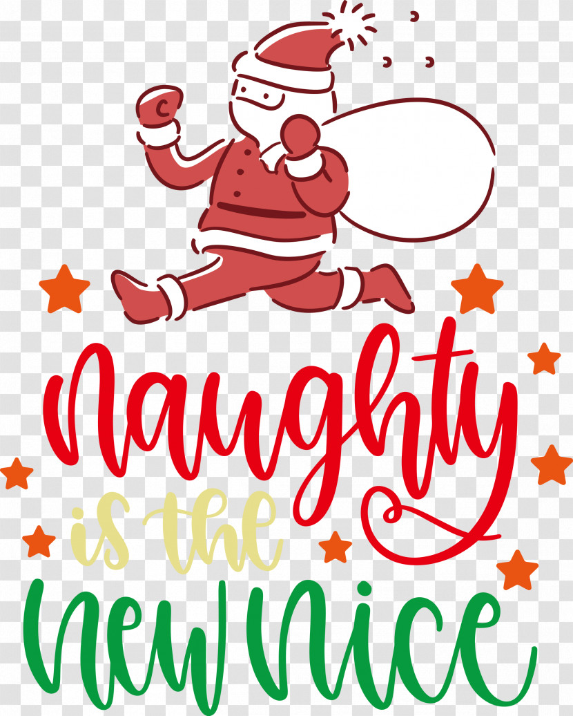 Naughty Chrismtas Santa Claus Transparent PNG