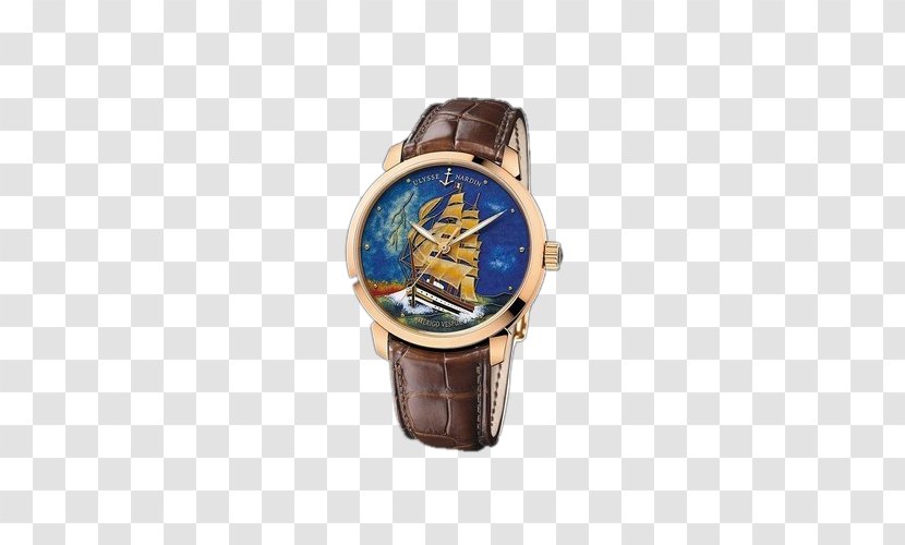 Watch Strap Ulysse Nardin Clock Cloisonnxc3xa9 - Creative Watches Transparent PNG