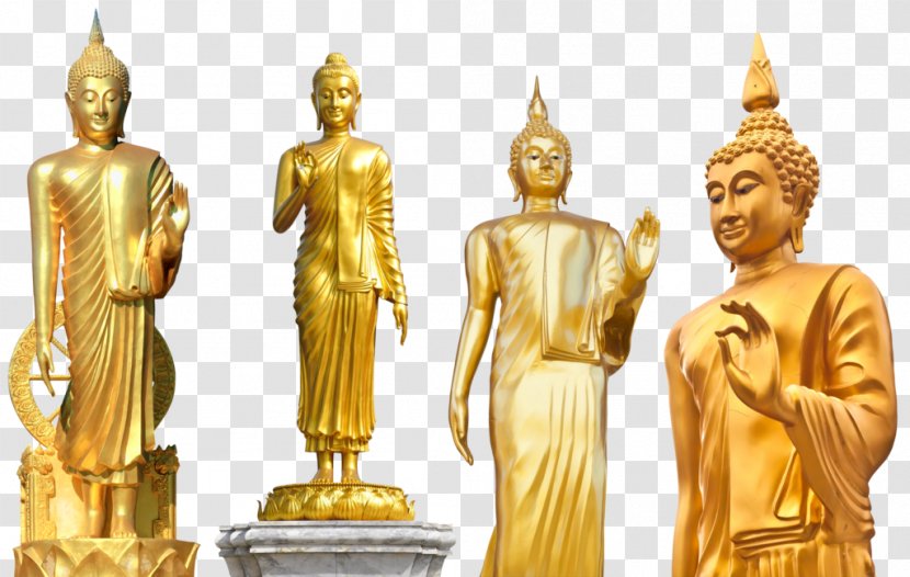 Temple Statue Classical Sculpture Bronze - Wat - Buddhism Transparent PNG