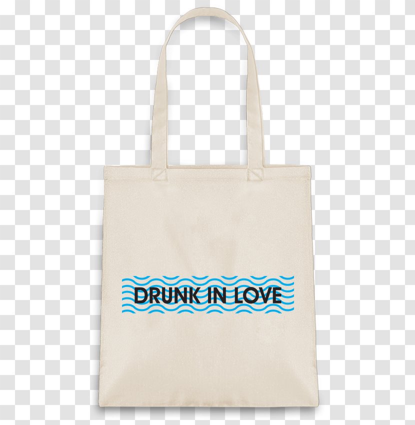 Tote Bag Printed T-shirt Handbag - Tshirt - Drunk In Love Transparent PNG