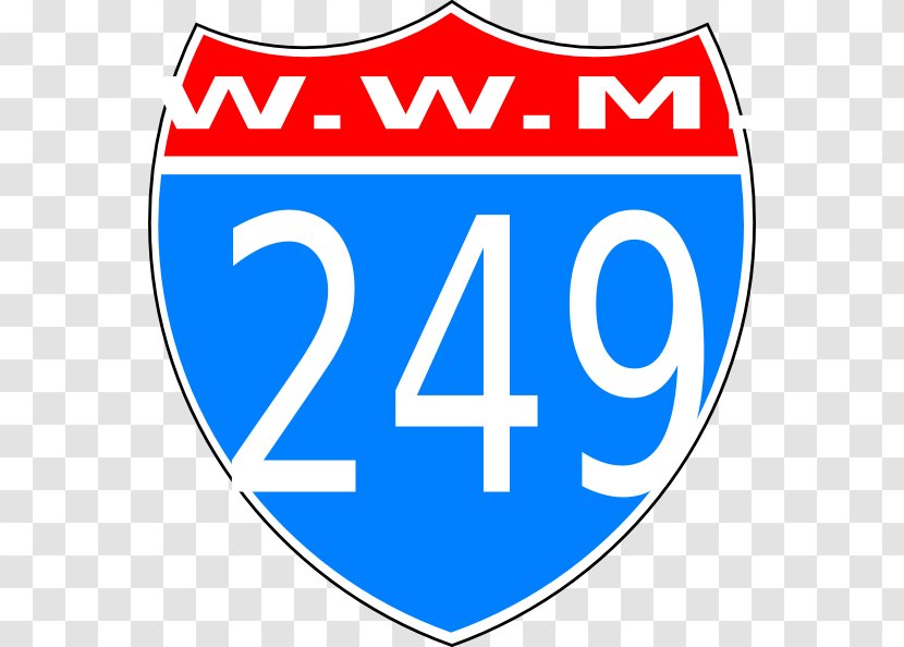 Clip Art Logo US Interstate Highway System - Text - Kd Transparent PNG