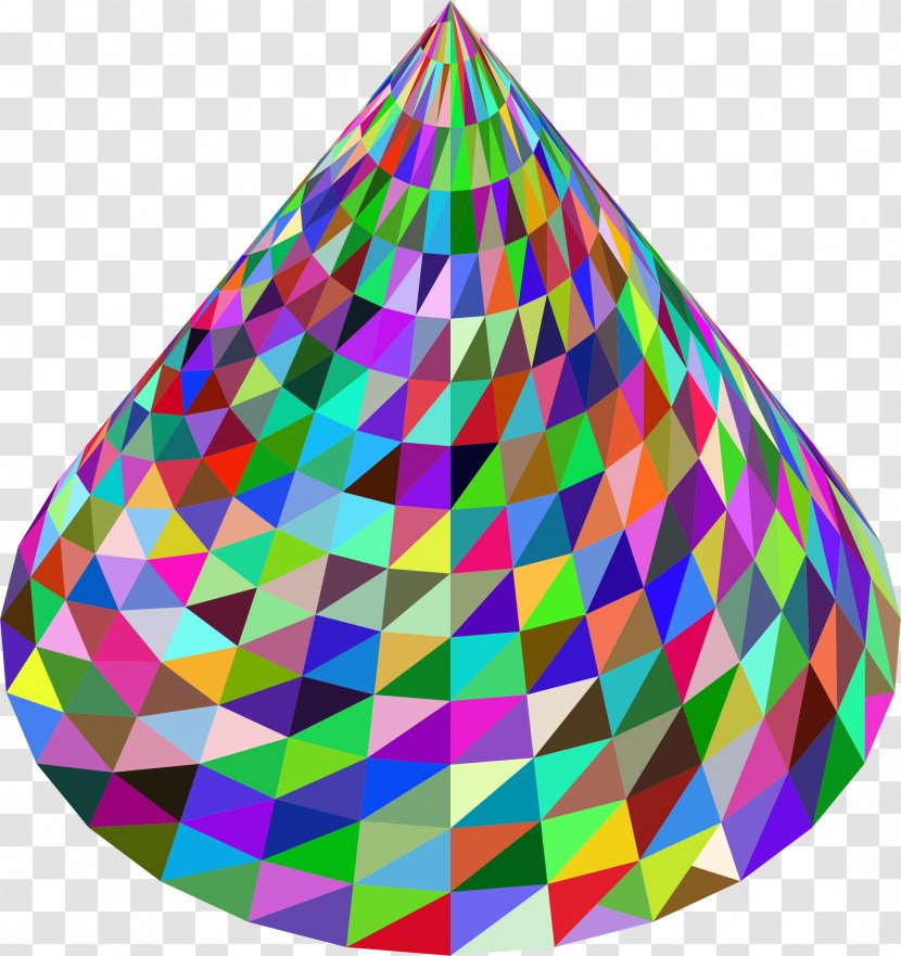 Shape Geometry Cone Three-dimensional Space Clip Art - Threedimensional - Cones Transparent PNG