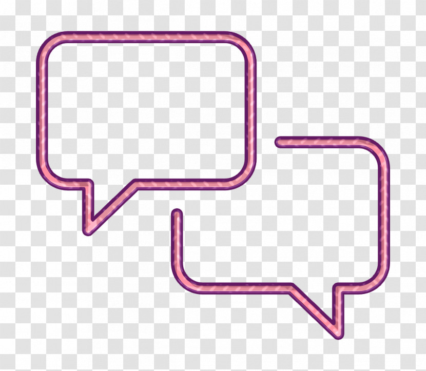 Speech Bubbles Icon Business & SEO Icon Chat Icon Transparent PNG