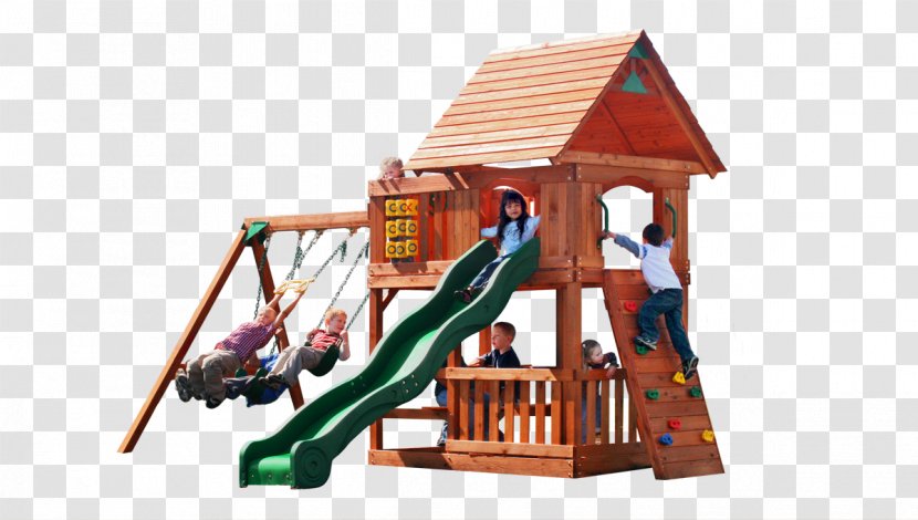 Backyard House Outdoor Playset Playground Garden - Environmentally Friendly - Swing Transparent PNG