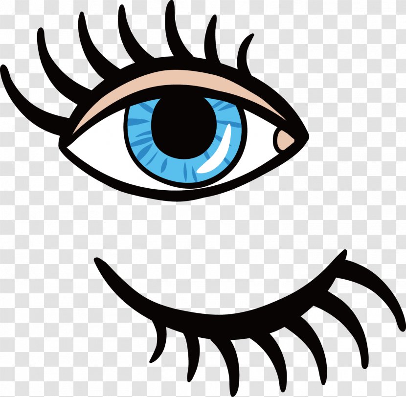 Eyelash Bordado De Lentejuelas - Silhouette - Eyes And Eyelashes Transparent PNG