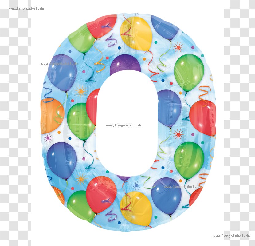 Toy Balloon Number Color Numerical Digit Helium - Ball Transparent PNG