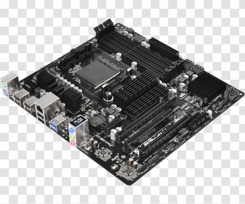 Motherboard ASRock 970M Pro3 MicroATX Socket AM3+ - Asrock - Am3 Transparent PNG