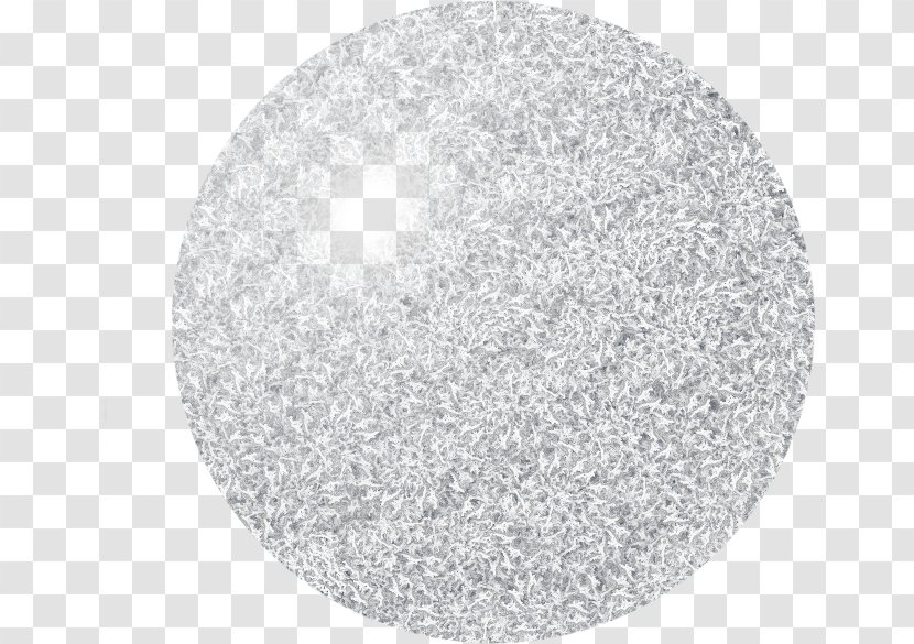 Glitter Circle Material - White Transparent PNG