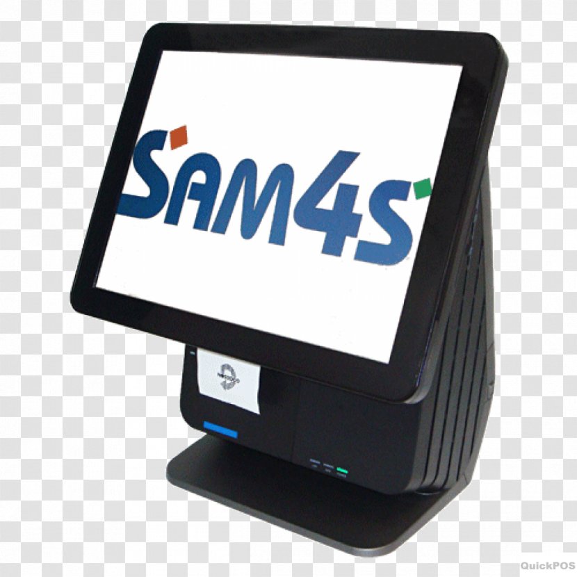 Computer Monitors Point Of Sale Cash Register Touchscreen Printer - Pos Terminal Transparent PNG