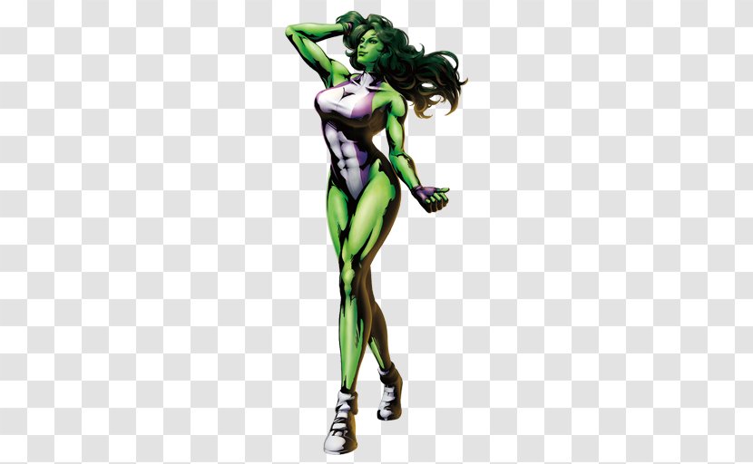 Marvel Vs. Capcom 3: Fate Of Two Worlds Ultimate 3 She-Hulk Jill Valentine - Fantastic Four - She Hulk Transparent PNG