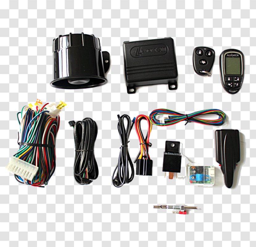 Alligator Car Alarm Key Chains Device - Sensor Transparent PNG
