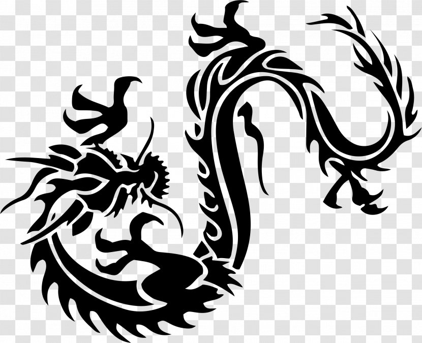 Dragon Tattoo Clip Art - Chinese Transparent PNG